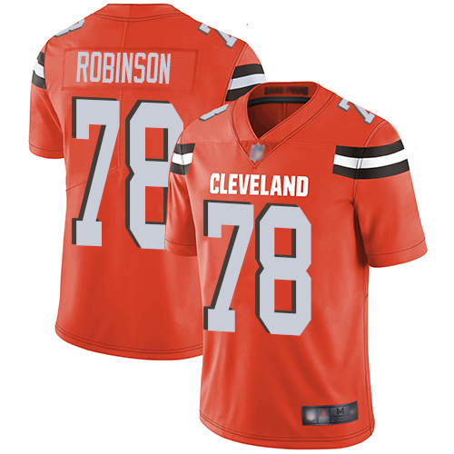 Cleveland Browns Greg Robinson Men Orange Limited Jersey #78 NFL Football Alternate Vapor Untouchable->cleveland browns->NFL Jersey